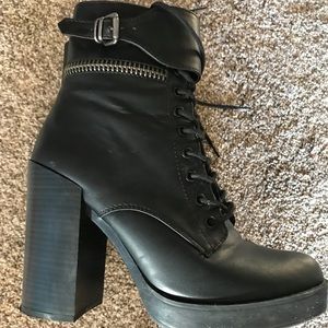 Forever 21 combat boots